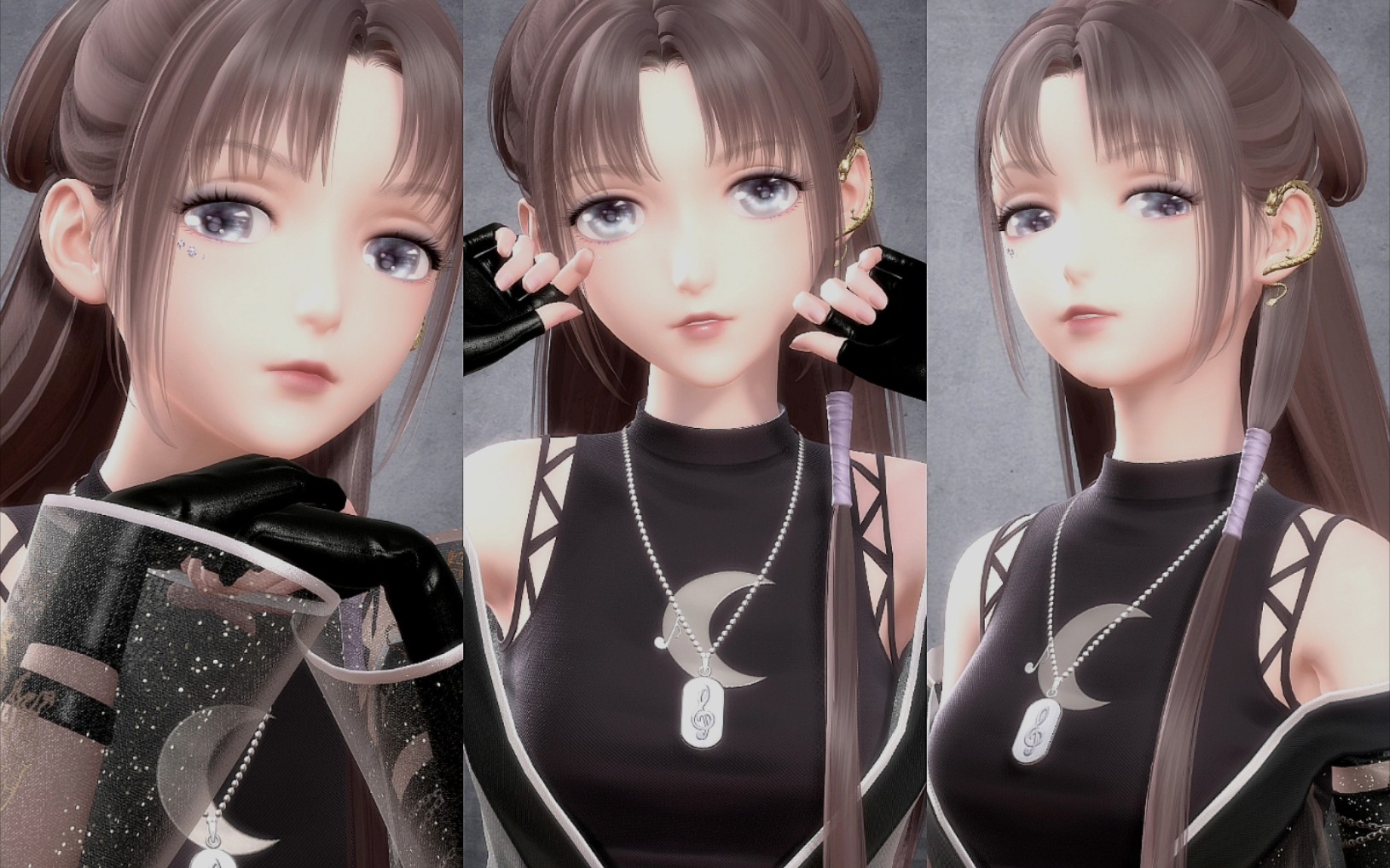 【闪耀暖暖】古风发型 摇滚衣服07616109616208