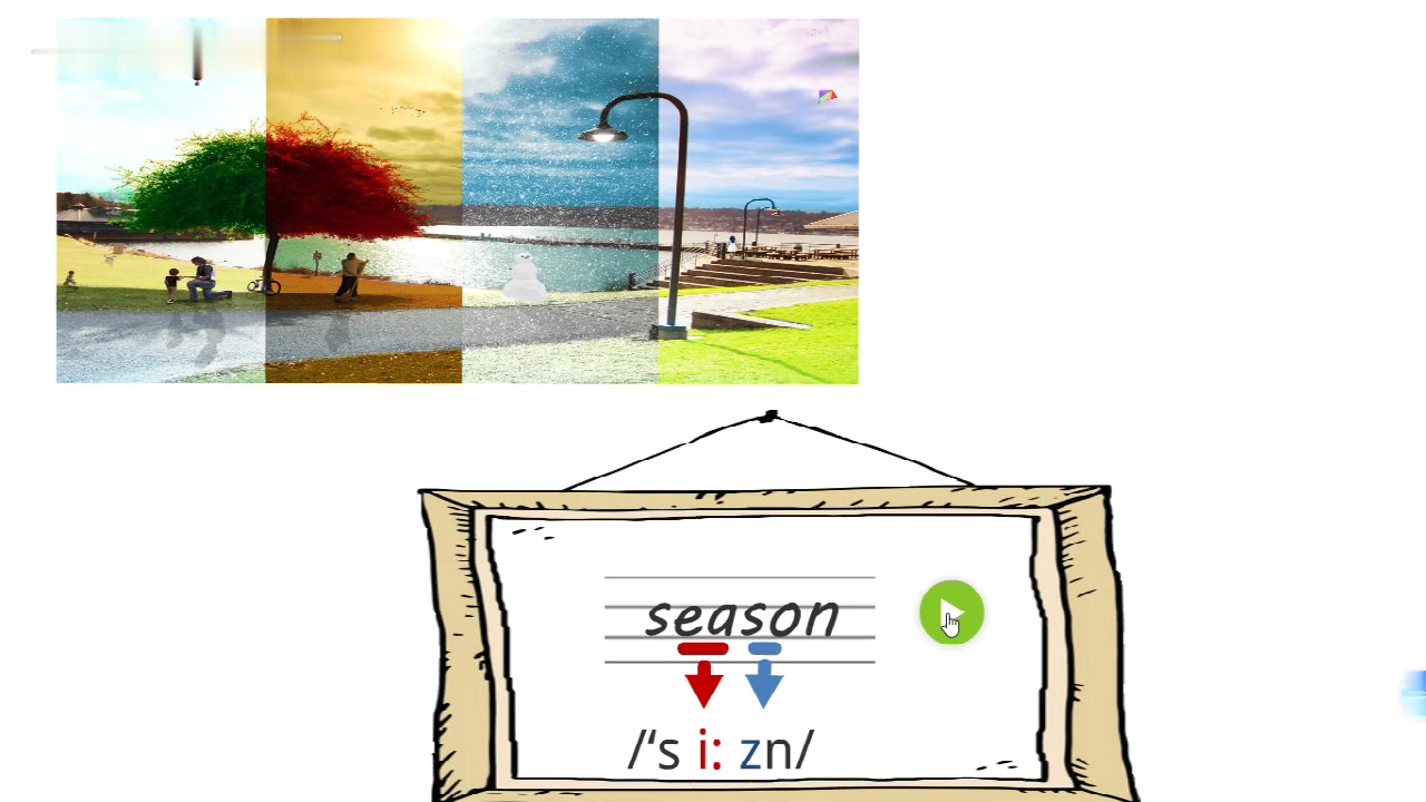 [图]五年下My favourite season Let's learn A