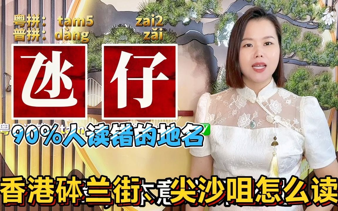 香港尖沙咀、澳门氹仔怎么读?教你10个易读错的地名哔哩哔哩bilibili