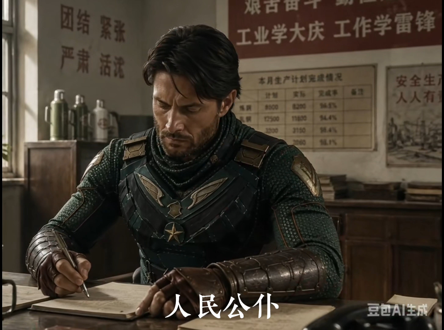 当士兵男孩出生在中国
