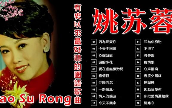 [图]80年代国风演歌-姚苏蓉-小巷磁带唱片歌曲-回味经典