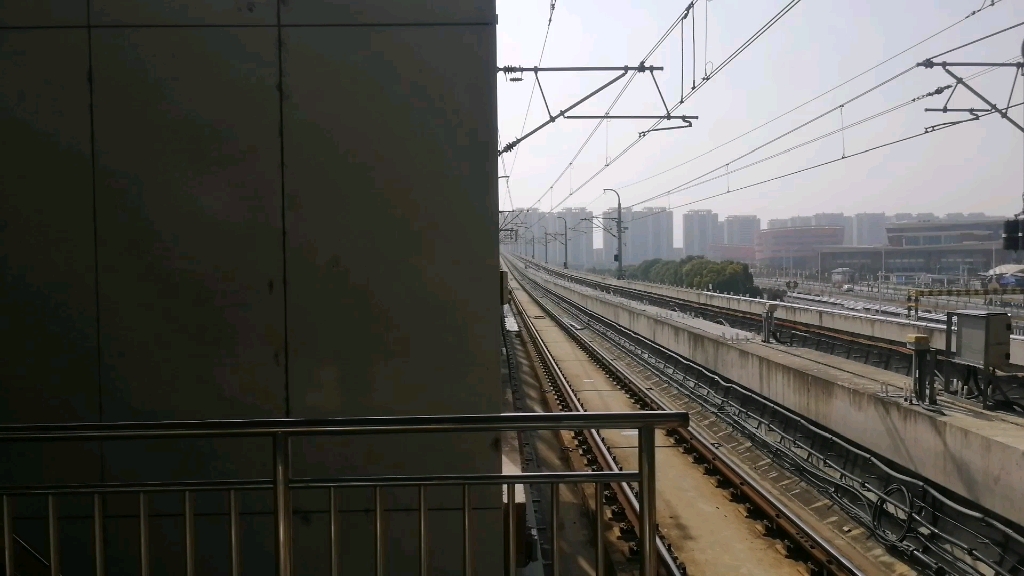 【南京地铁】s9号线列车009010进石湫站(翔宇路南方向)(01.20摄)