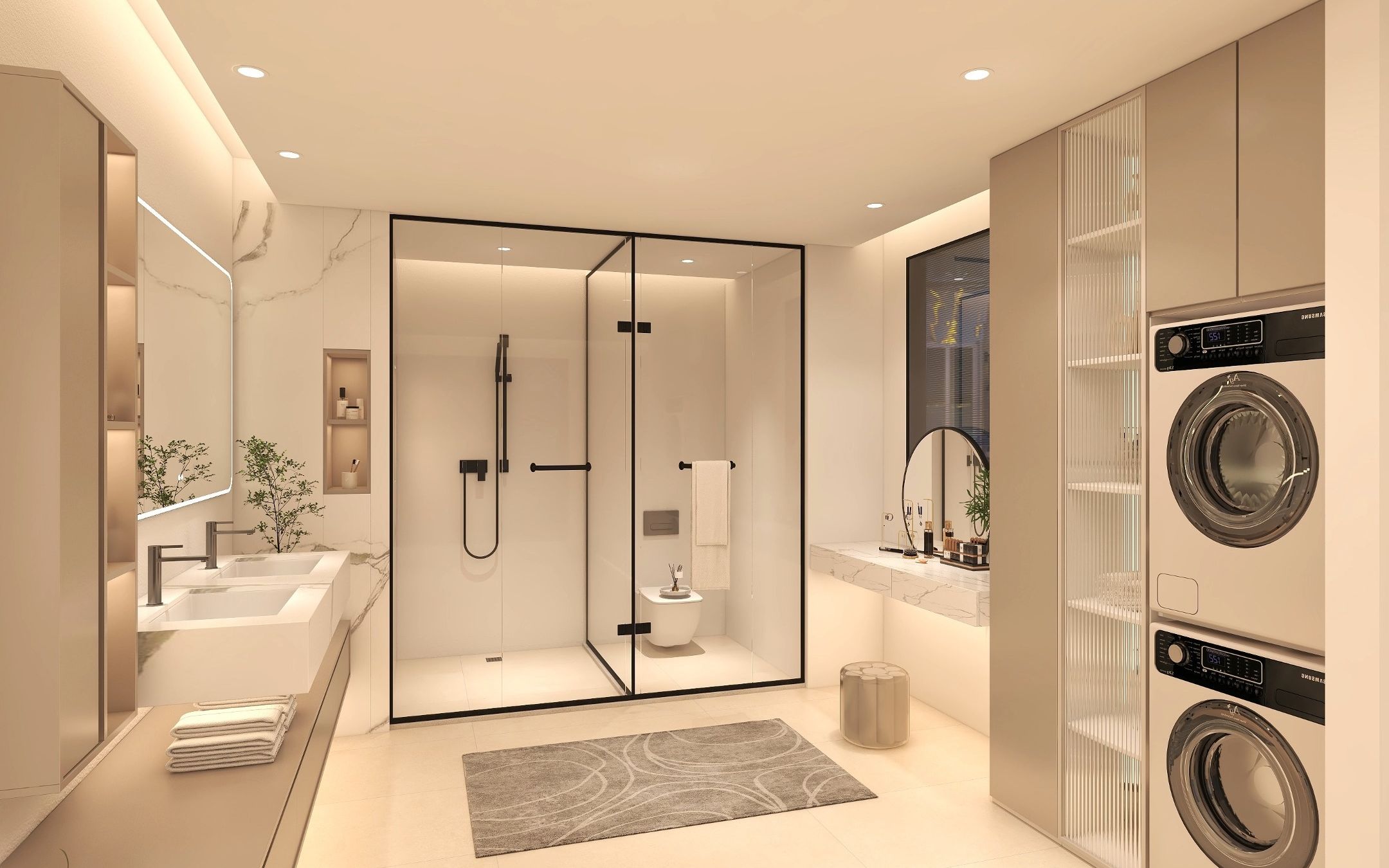 无主灯卫生间丨邻居看了都要问我!