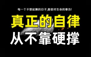 Download Video: 为什么你看了100条自律视频，人生还是毫无变化【自律本质】