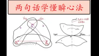 「机械原理」-第二讲-速度瞬心法-（2.2部分引例、全部例题）