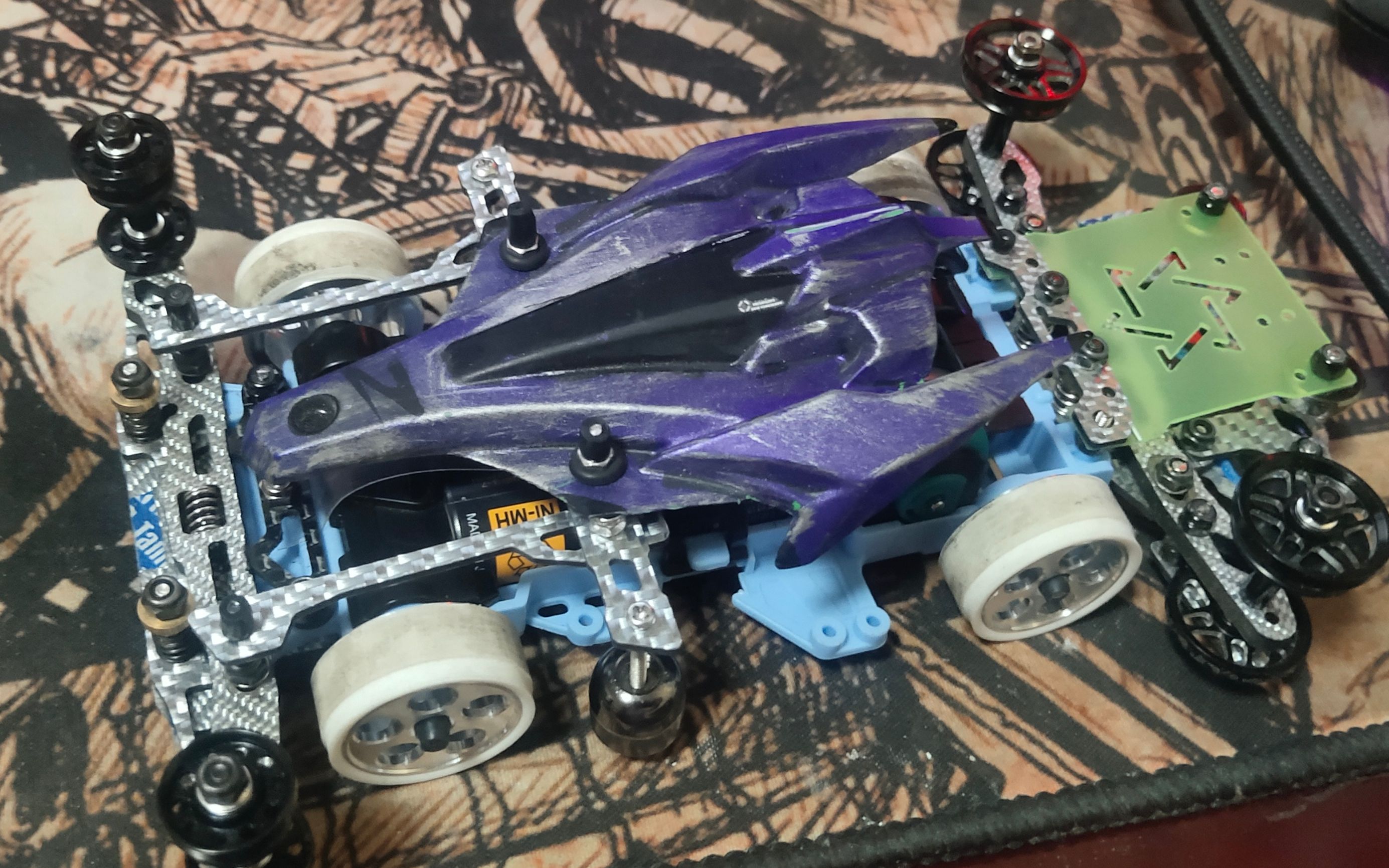 迷你四驱车 vz 绿银