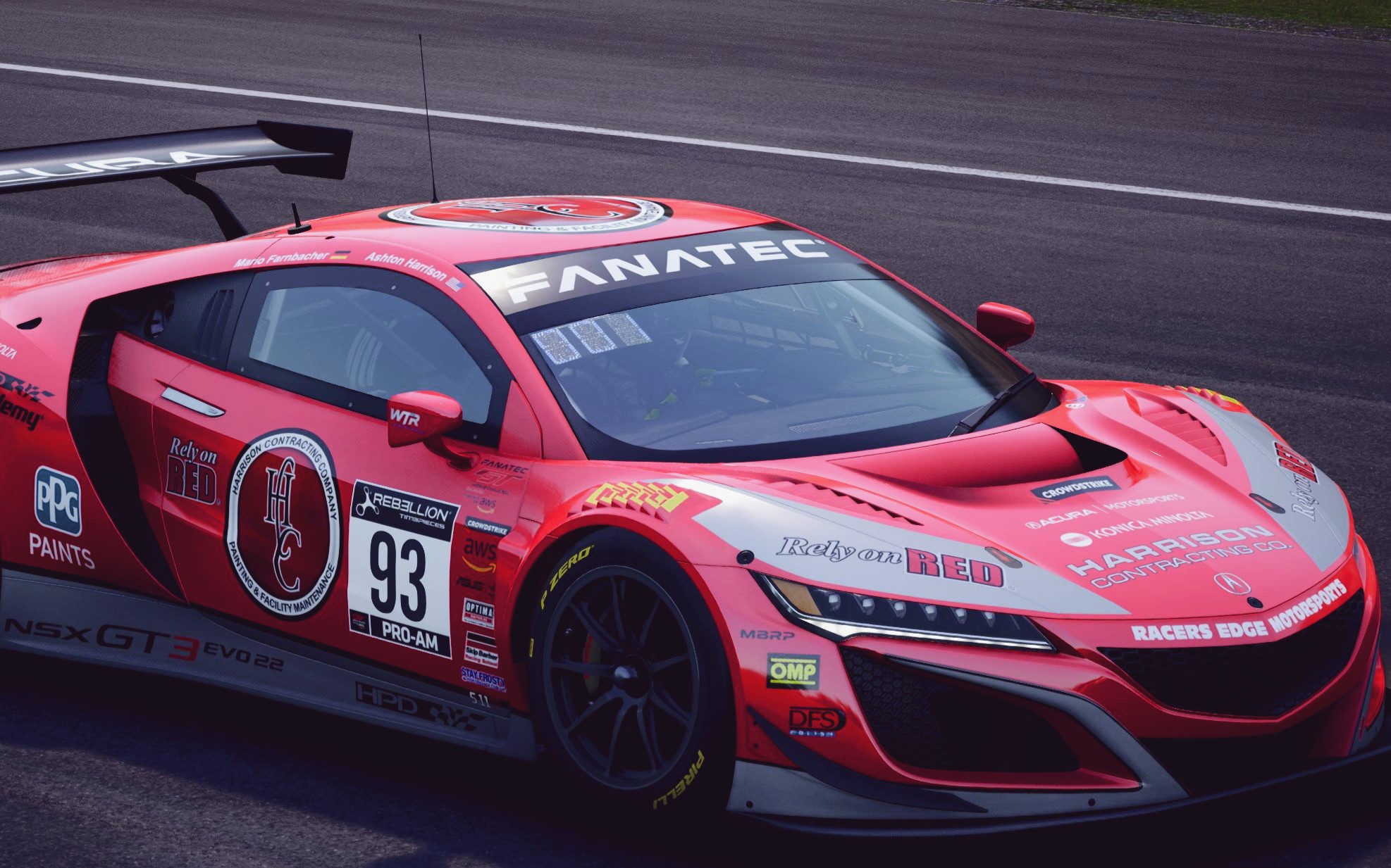 神力科莎acc monza蒙扎 1:49:327 honda nsx gt3 evo