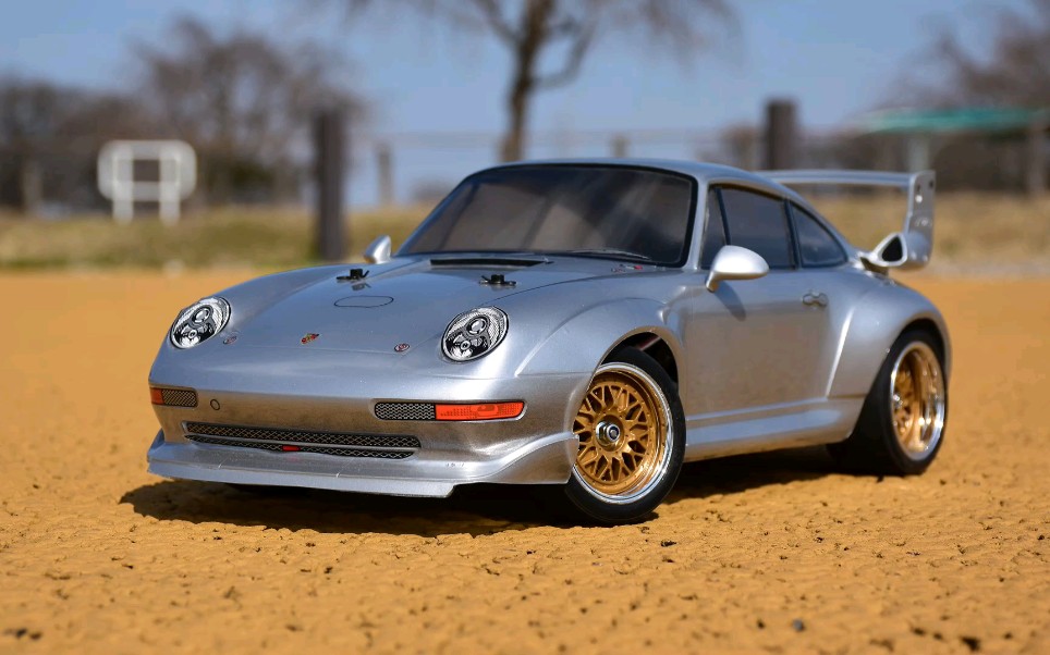 户外野跑田宫遥控跑车ta02sw110保时捷911gt2跑车