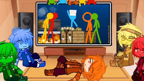 Stickman react to images] GACHA, Alan Becker