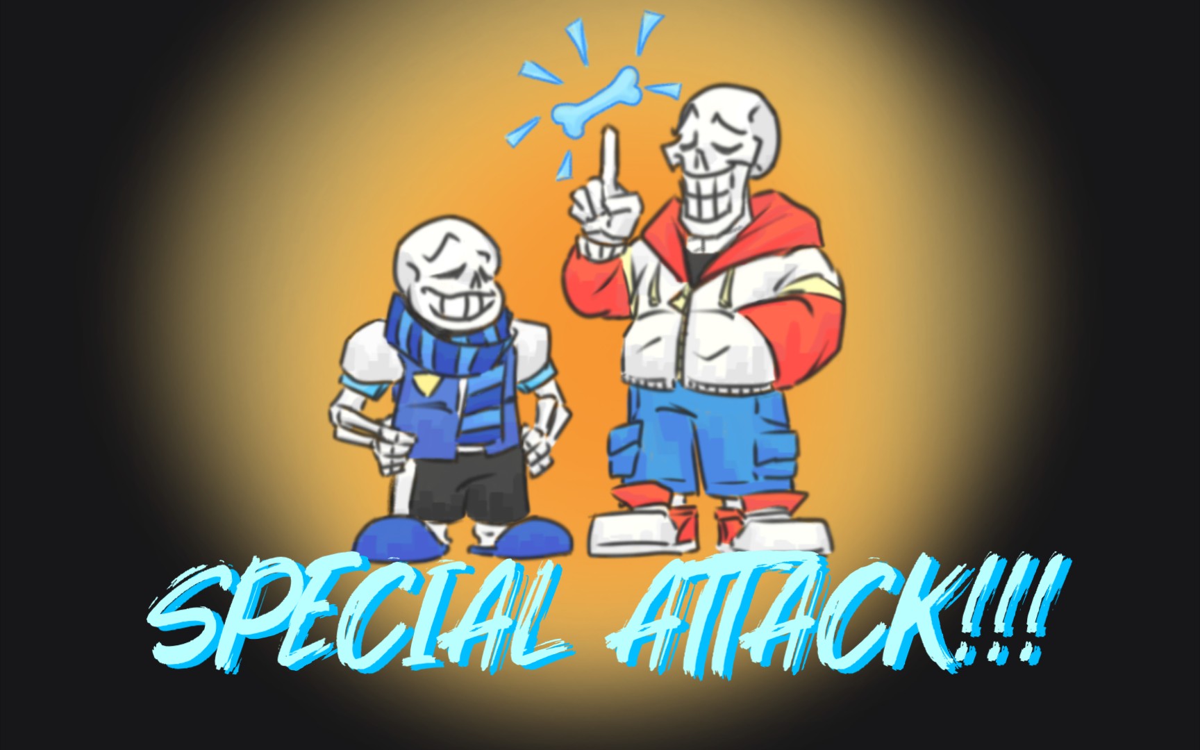 invertedfatetsunderswapsanspapyrusspecialattack绘画过程