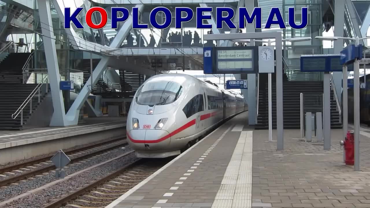 intercity express 3 (ice3) from db departs with great sound!