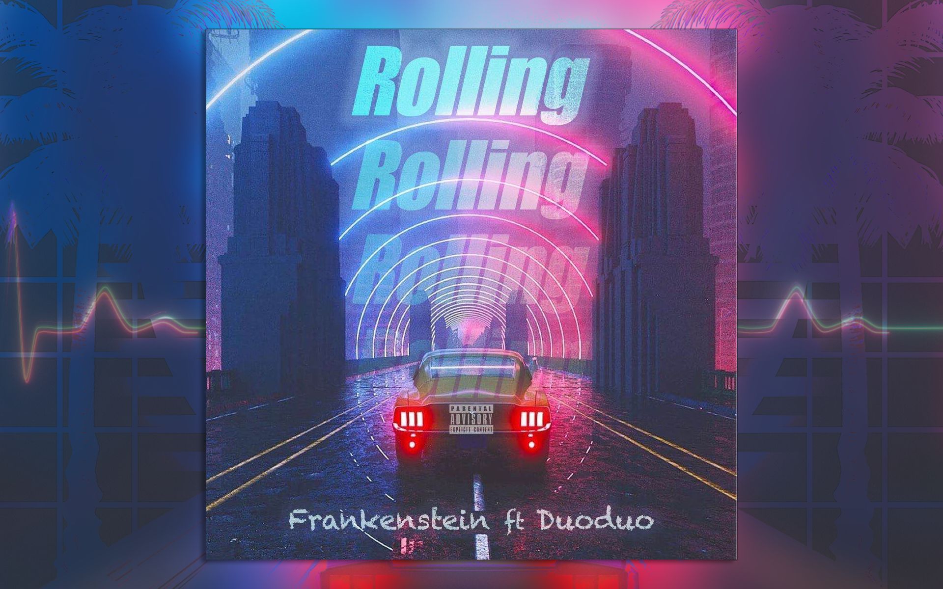 【动态歌词】FRANK弗兰克斯坦 Ft. D.U.O  ROLLING (PROD. J.RENT) / LYRICS VIDEO哔哩哔哩bilibili