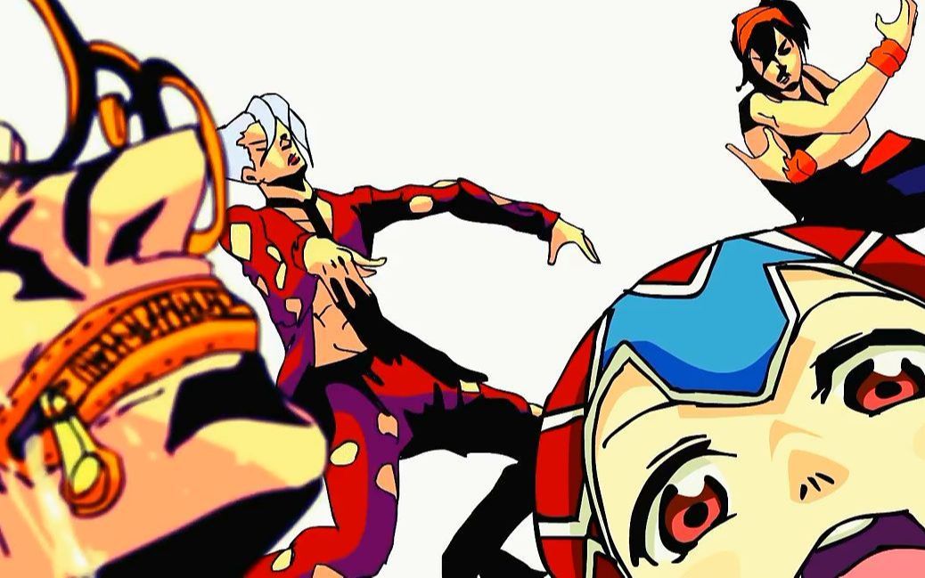 jojo的奇妙冒险第三部『星(埃)尘(及)十(打)字(屌)军(团)』op倒放