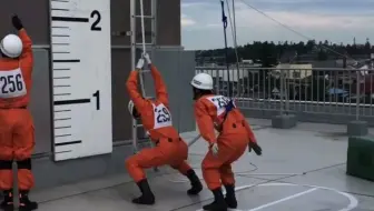 日本消防员训练