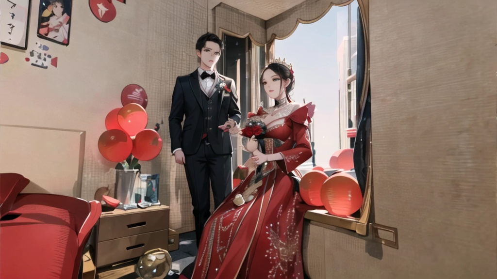 二次元动漫风婚礼来袭