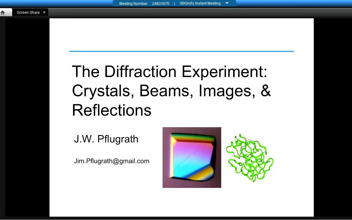 [图]Lecture 1_ The Diffraction Experiment_ Crystals, Beams, Images, and Reflections