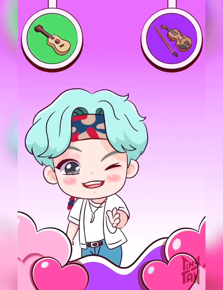 army 阿米 q版人物 可爱 田柾国 tinytan