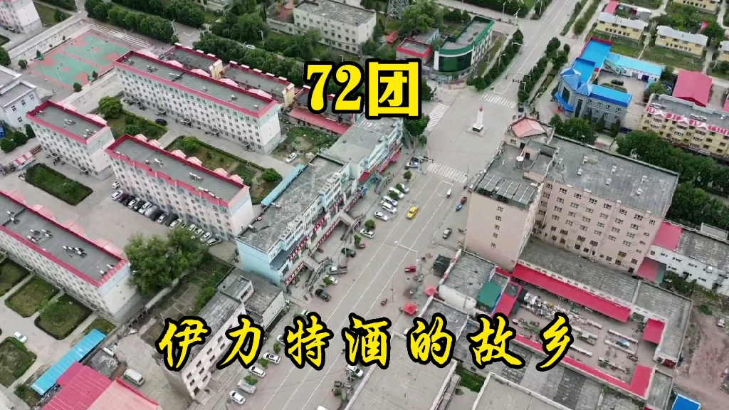 航拍72团,看看“伊力特”的故乡|新疆兵团第4师哔哩哔哩bilibili