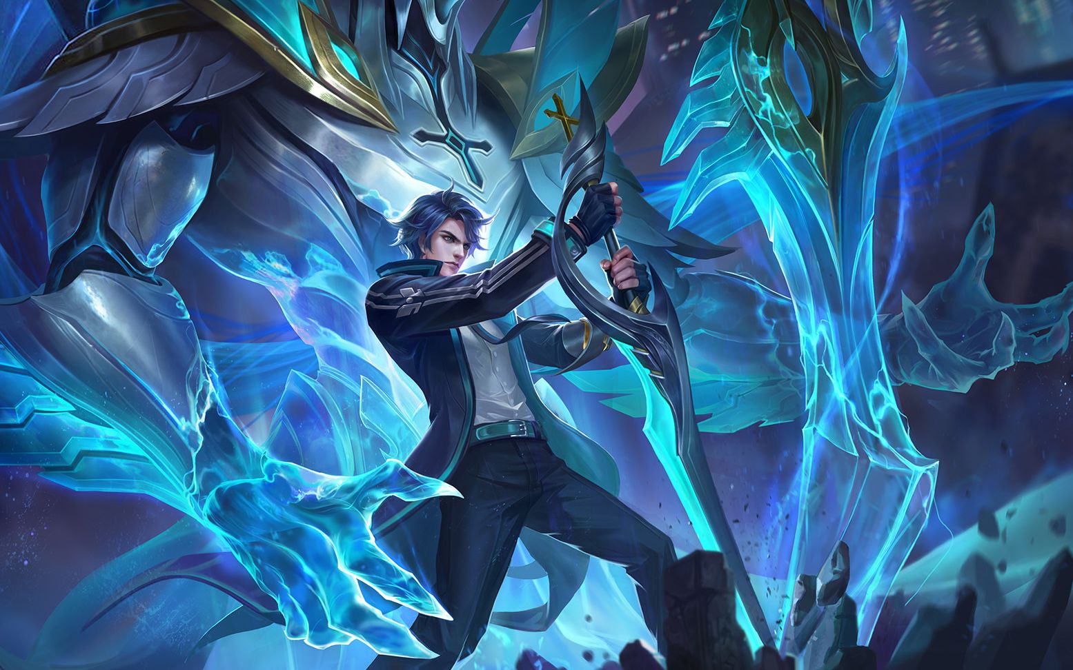 pr补帧修复60pfs铠曙光守护者动效壁纸视频