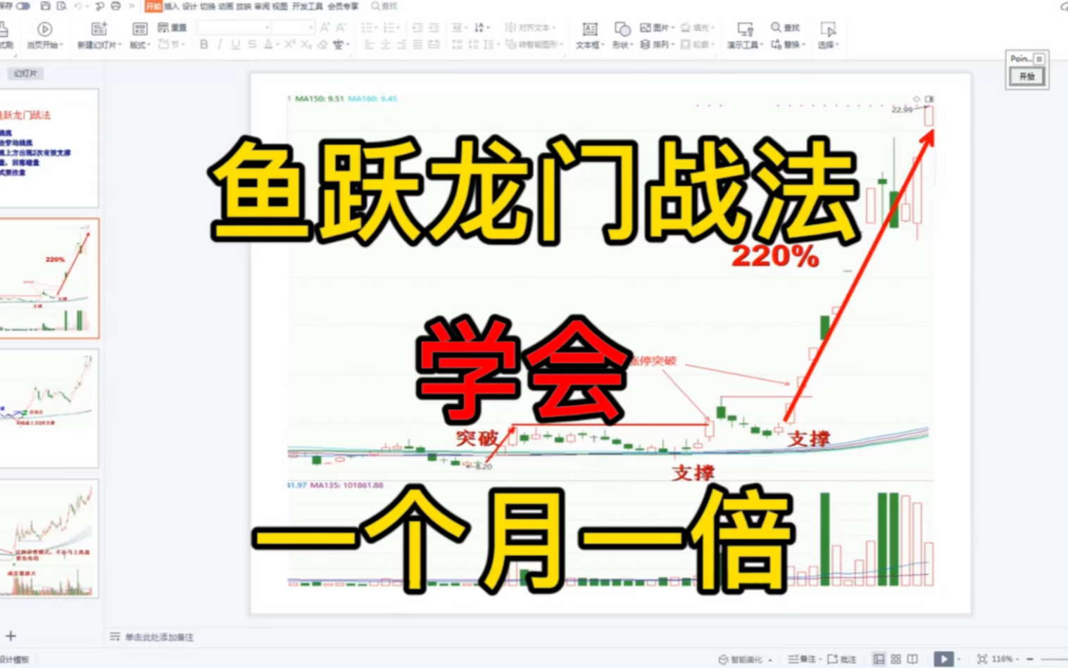 均线流隐含拉升信号,学会鱼跃龙门战法,强势股跑不了哔哩哔哩bilibili