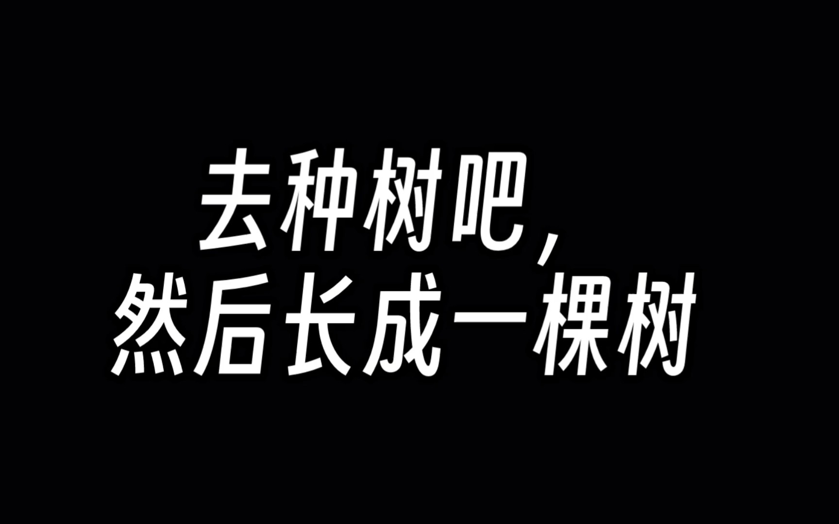 去种树吧,然后长成一棵树|用时间浇灌初心,让世界春色盎然.哔哩哔哩bilibili