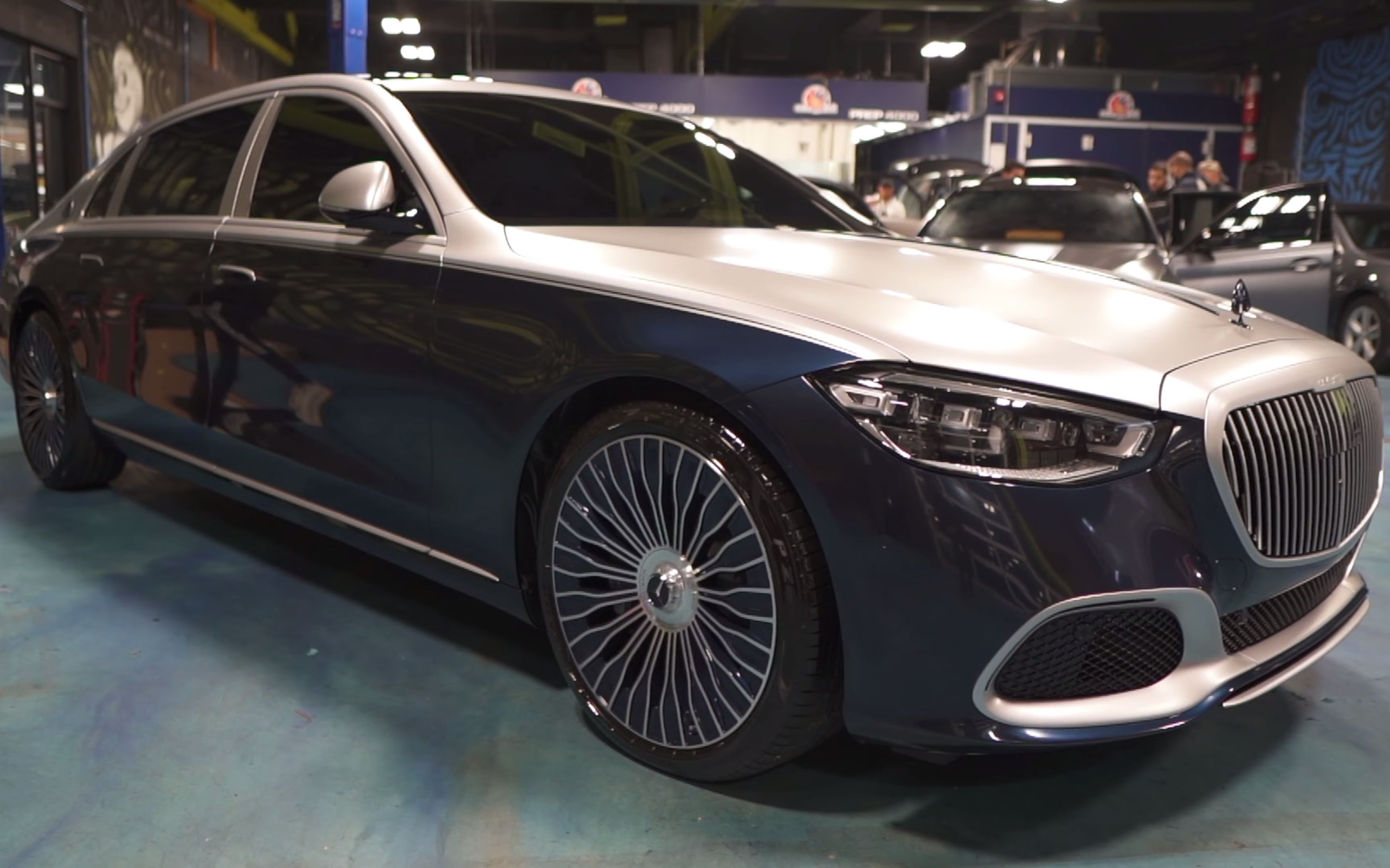 奔驰迈巴赫w223z223s级s5802022款改双拼色机翻字幕敬请谅解