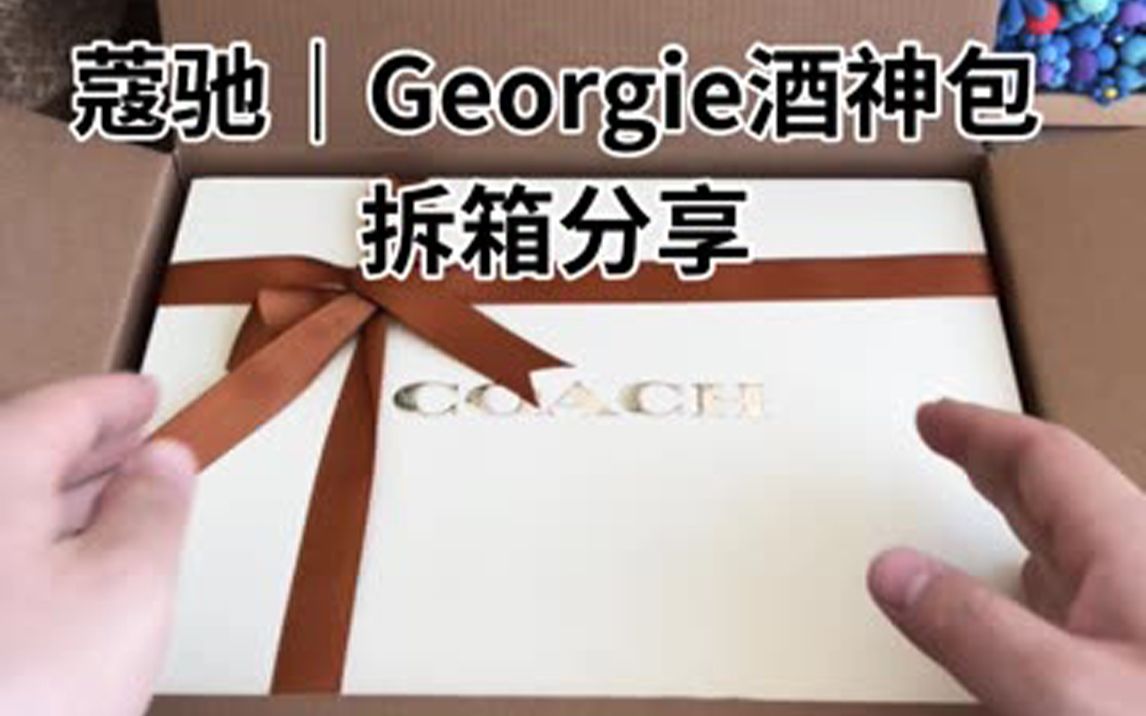 蔻驰 | Georgie 酒神包,很合体制内穿搭的包包 可腋下 可斜挎 很大气感的风格哔哩哔哩bilibili