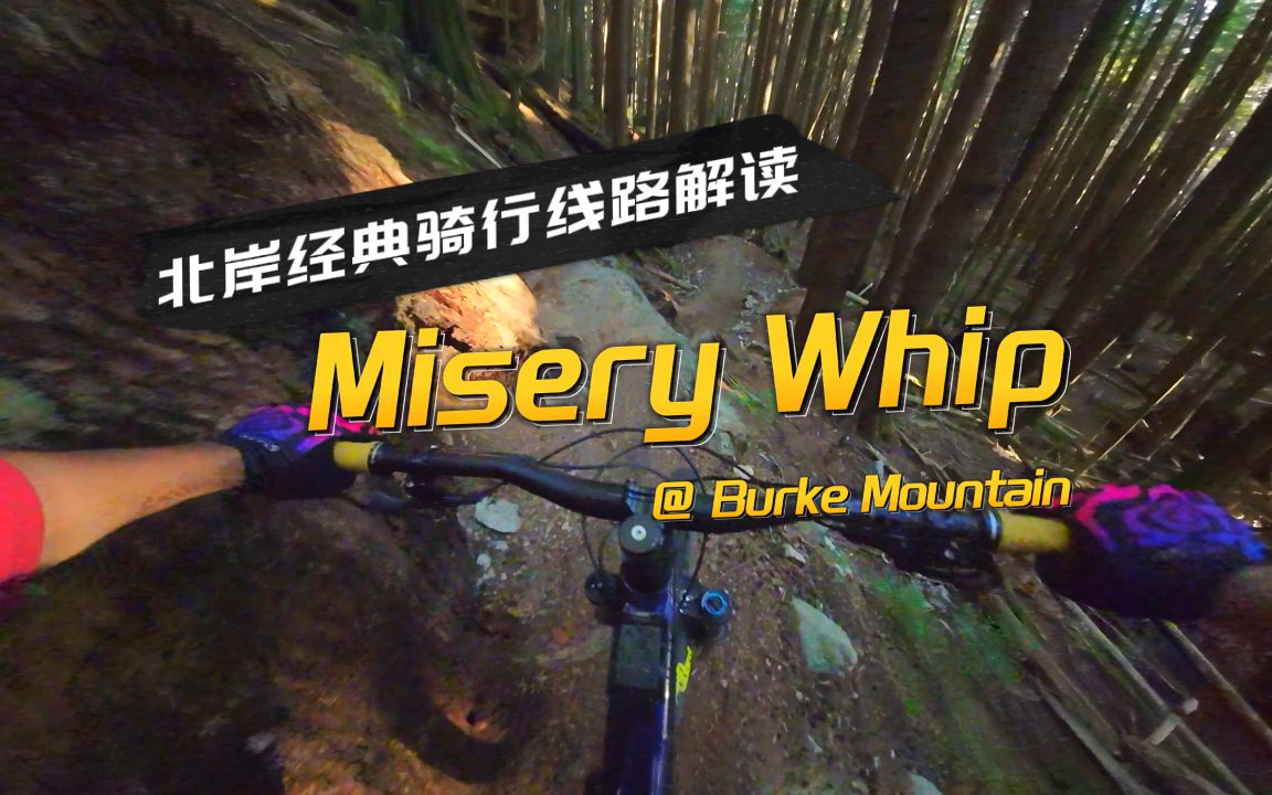 北岸经典线路解读限时返场  我在Burke山最爱的林道  Misery Whip哔哩哔哩bilibili