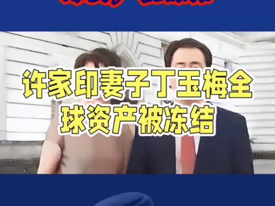 许家印妻子丁玉梅全球资产被冻结终将沦为待宰羔羊 ＂许家印 ＂恒大 ＂恒大债务哔哩哔哩bilibili