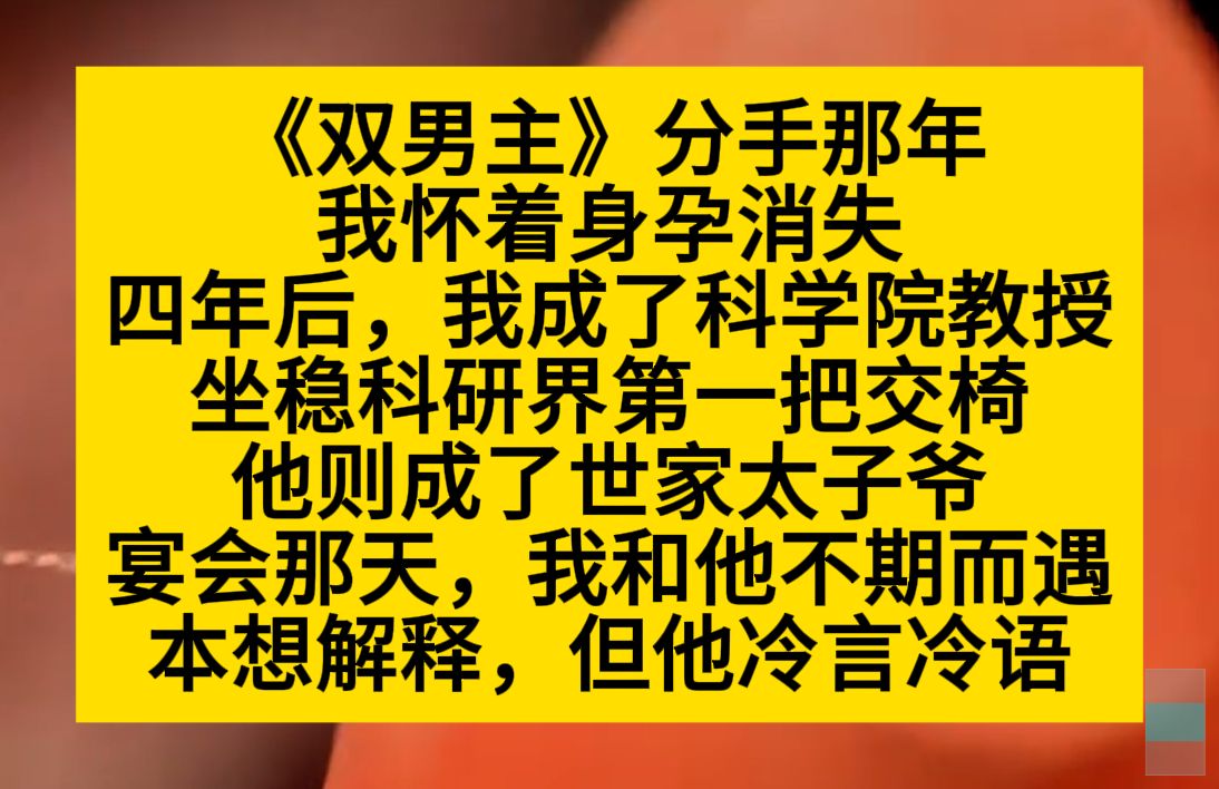 原耽推文 分手那年,我怀着身孕消失,四年后,成了科研界第一的教授……哔哩哔哩bilibili