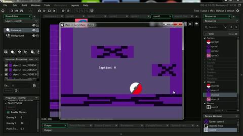 Physics Collisions Vs Regular- Game Maker Studio 2 (Drag and Drop)-哔哩哔哩