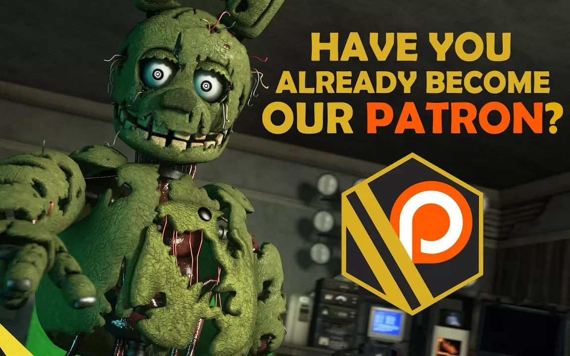 [SFM](中文翻译)SPRINGTRAP HAS SOMETHING TO TELL YOU ABOUT PATREON! FNAF Animation哔哩哔哩bilibili