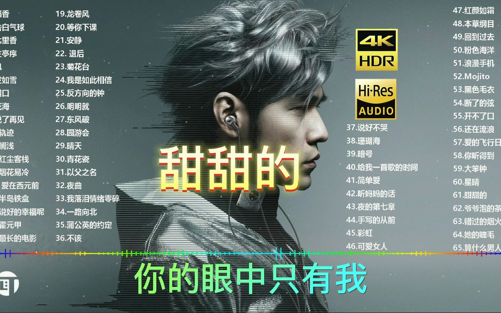 甜甜的-周杰伦丨(无损 有歌词)日推歌单好歌推荐歌曲推荐音乐推荐免费