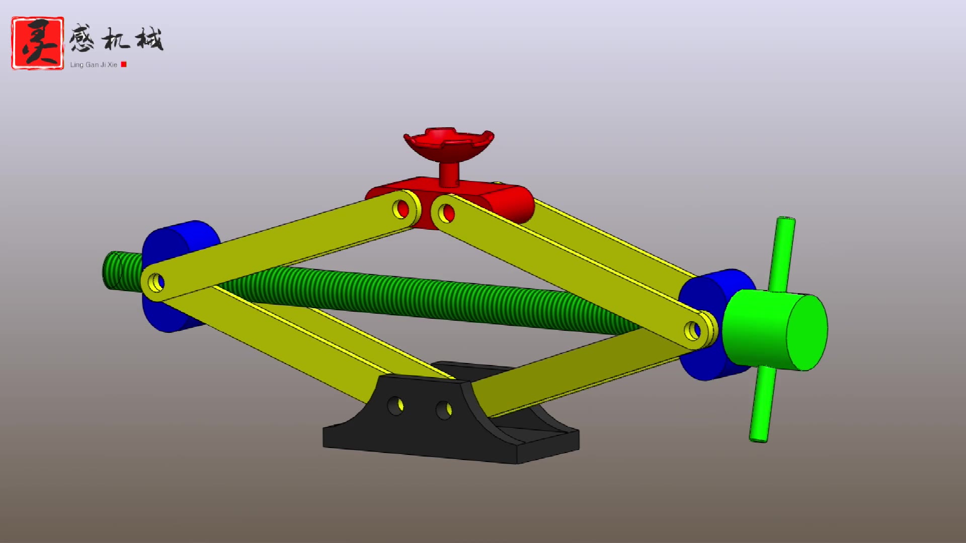 简易的千斤顶机构原理就是有这么简单