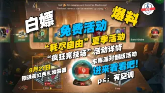 【WOT Blitz】⚡️“耗尽自由”夏季活动、“疯狂竞技场”活动、8月21日赠送粉红色礼物容器、车库派对翻版活动、欧服轮盘赌🎁