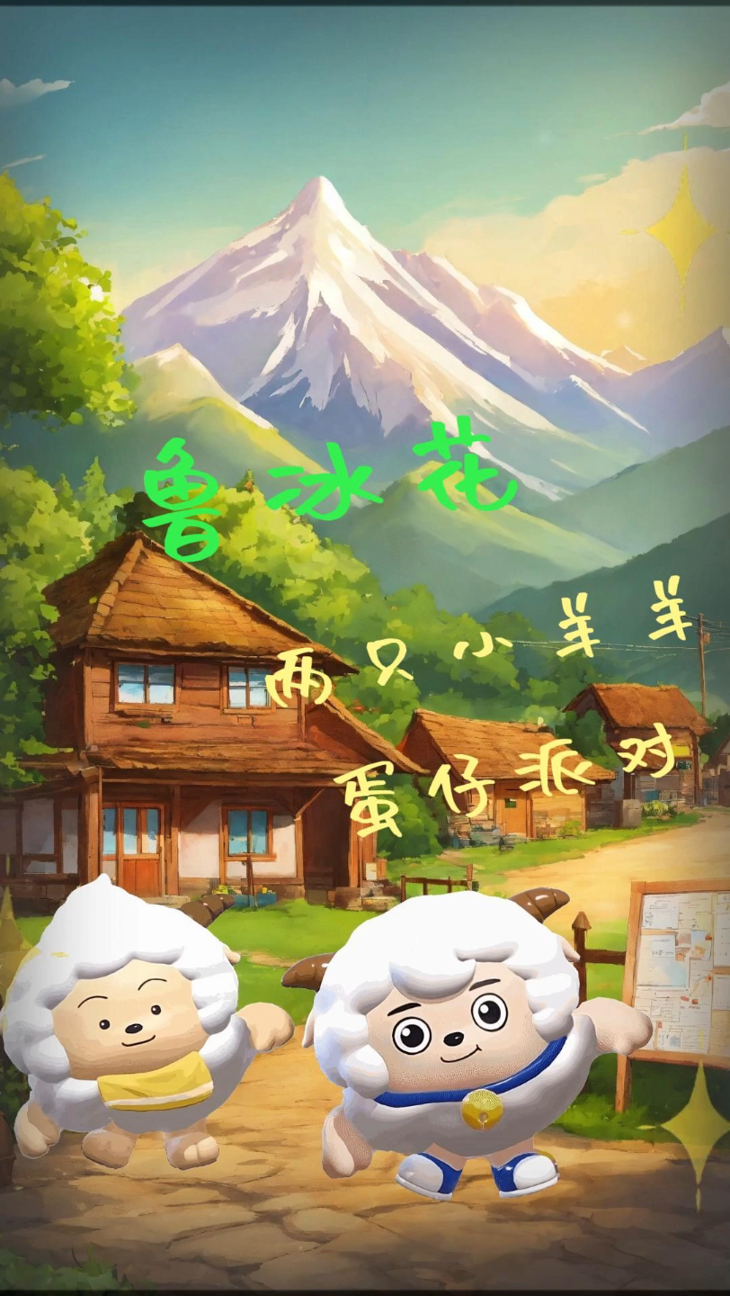 童年歌谣鲁冰花卡点之来自蛋仔派对的两只小可爱羊羊-提灯寻蝉黄昏