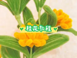 Tải video: 挑战用扭扭棒做1000种花卉（桂花教程）