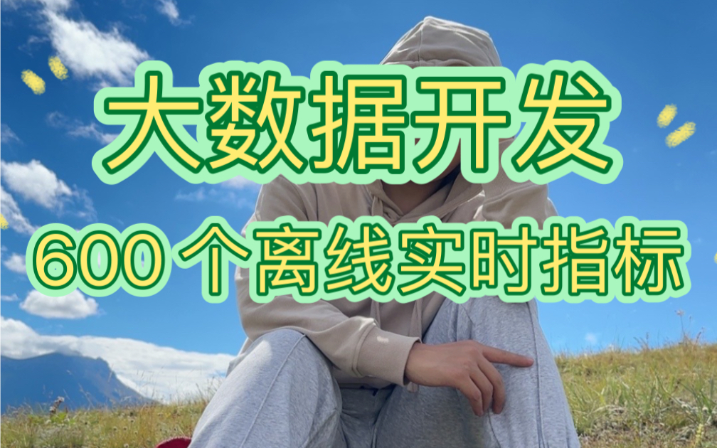 600 个离线实时指标零基础教学(十大互联网公司,包含抖音、淘宝、微信、游戏等业务)哔哩哔哩bilibili