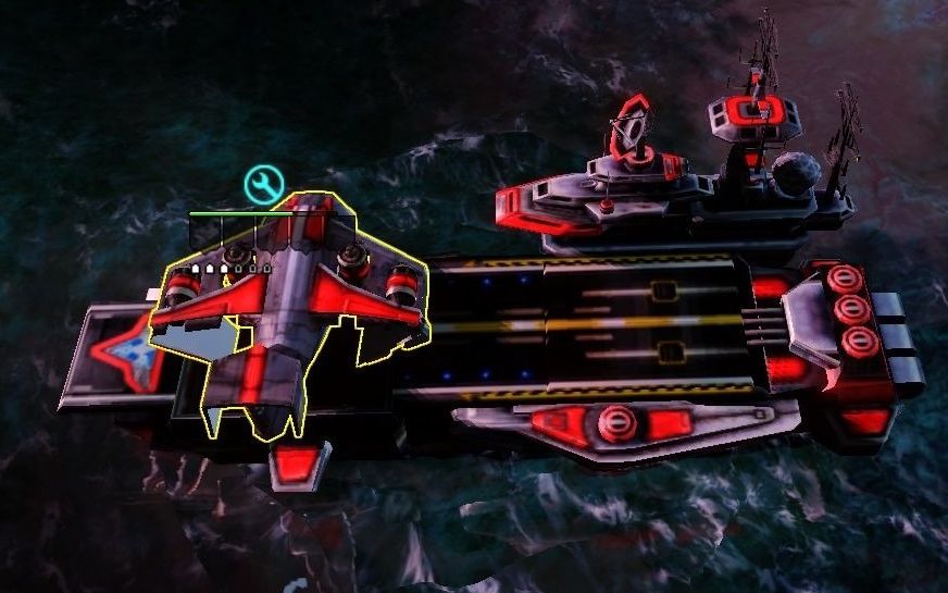 红色警戒3 一艘合格的航母当然得有机场功能才行_哔哩哔哩_bilibili