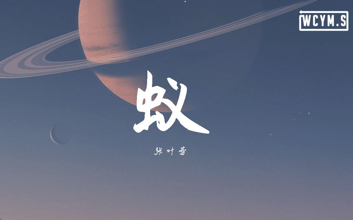 张叶蕾 蚁【動態歌詞/lyrics video】