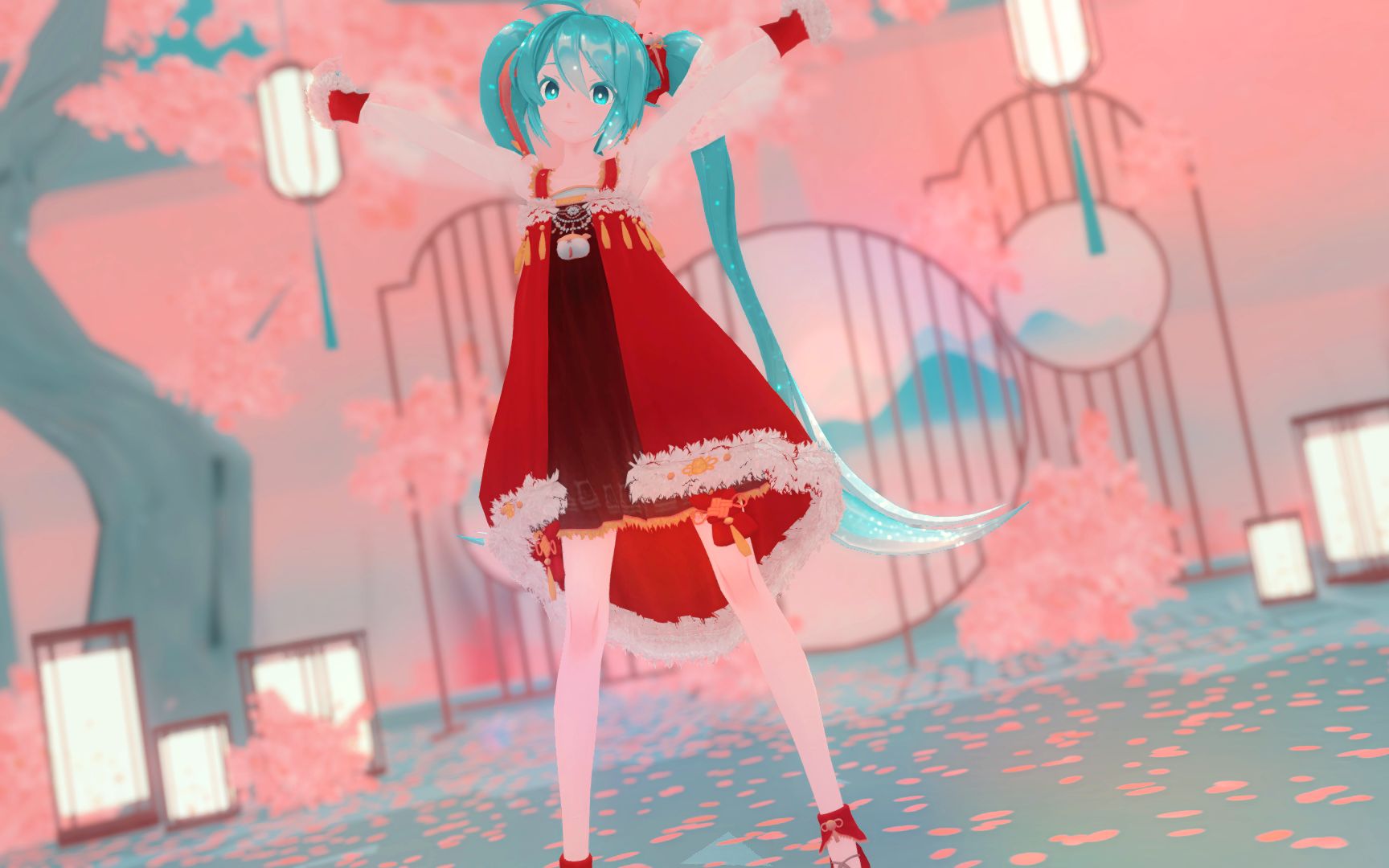 【初音MMD】像这样把双手摊开 展现彩虹的色彩 拍拍手让乌云统统都走开【雨过天晴联动】哔哩哔哩bilibili