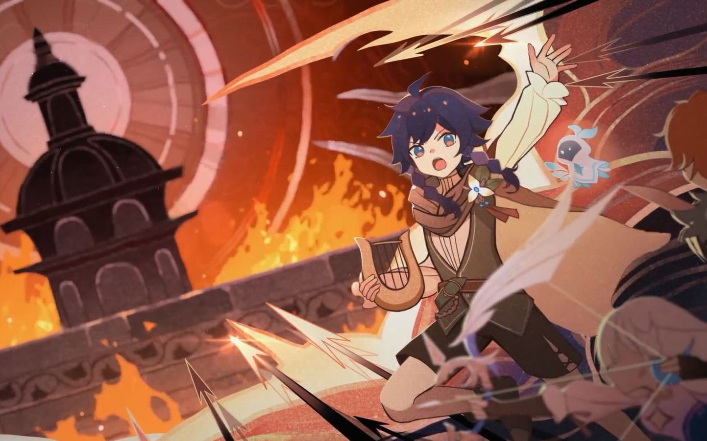 温迪混剪一个本应无名的元素精灵