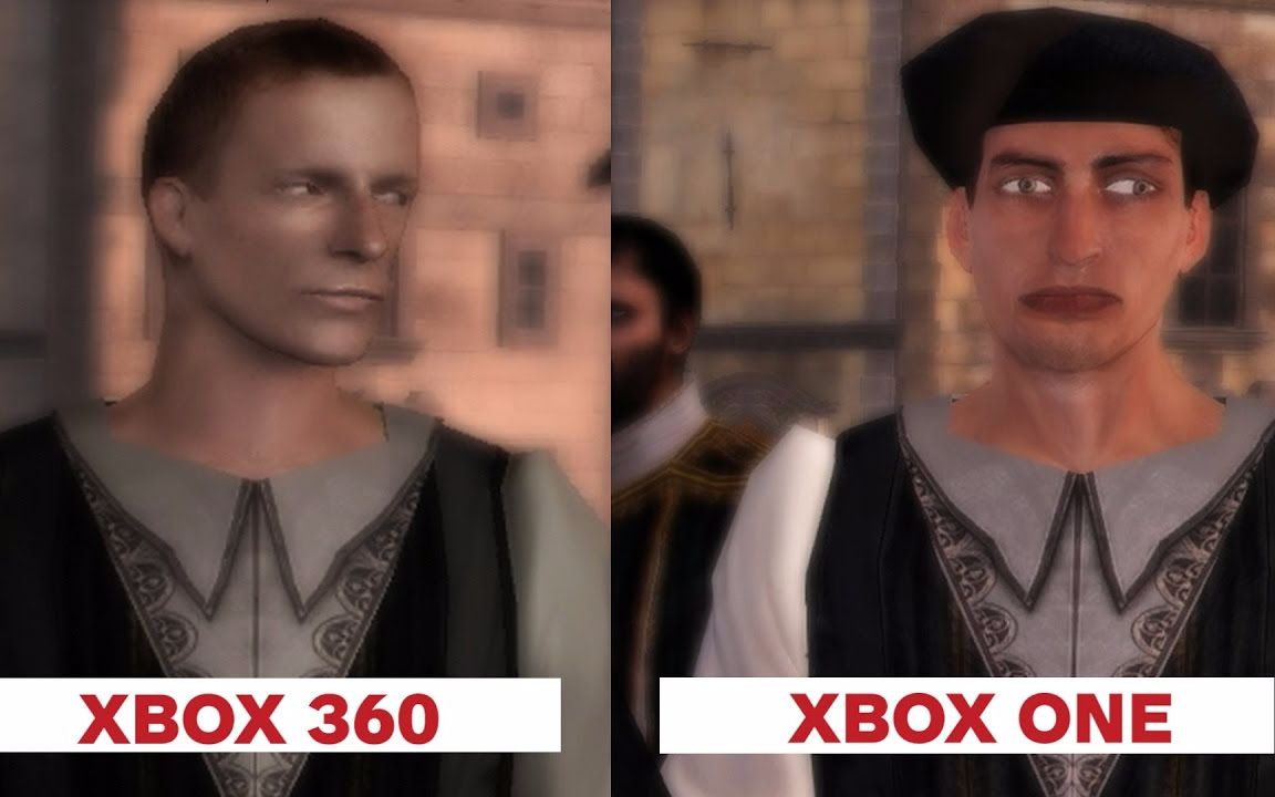 [图]刺客信条2 高清重制版 XB1版HD VS Xbox 360（原版） 画面特效对比