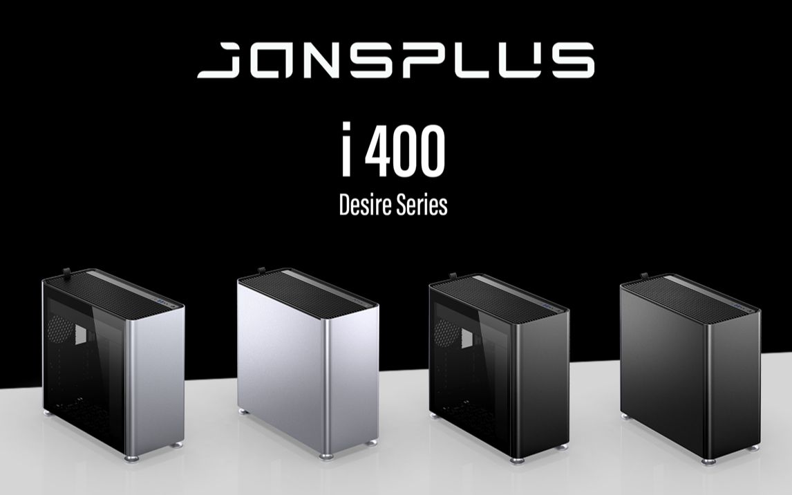 JONSPLUS/乔家一物 i400 垂直风道ATX铝镁合金机箱哔哩哔哩bilibili