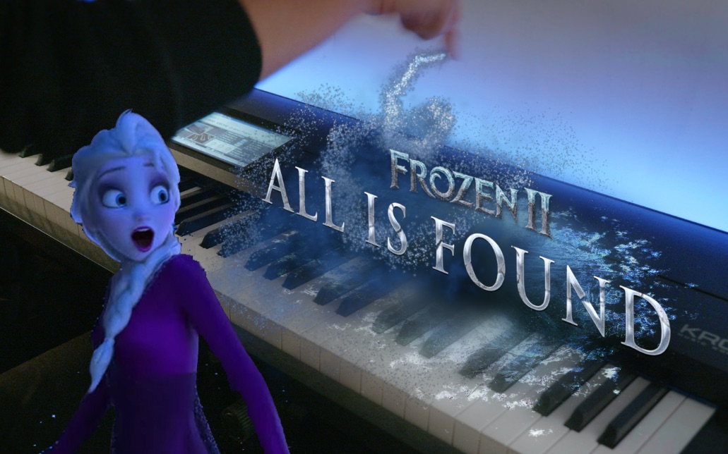 钢琴吉他女王elsa亲授魔法冰雪奇缘2原声allisfoundfrozen2ost