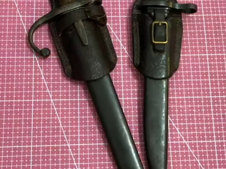 甲午战争村田22式刺刀,二战时期二式伞兵刺刀