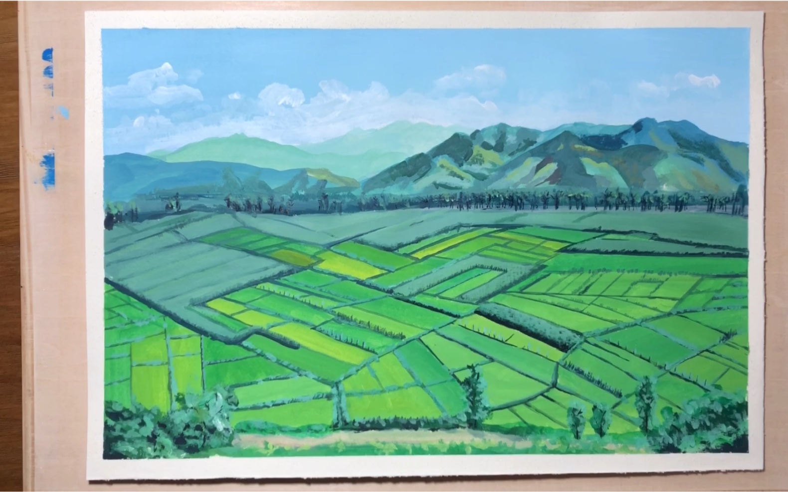 希望的田野:马克大叔手把手教你简单画!_哔哩哔哩_bilibili