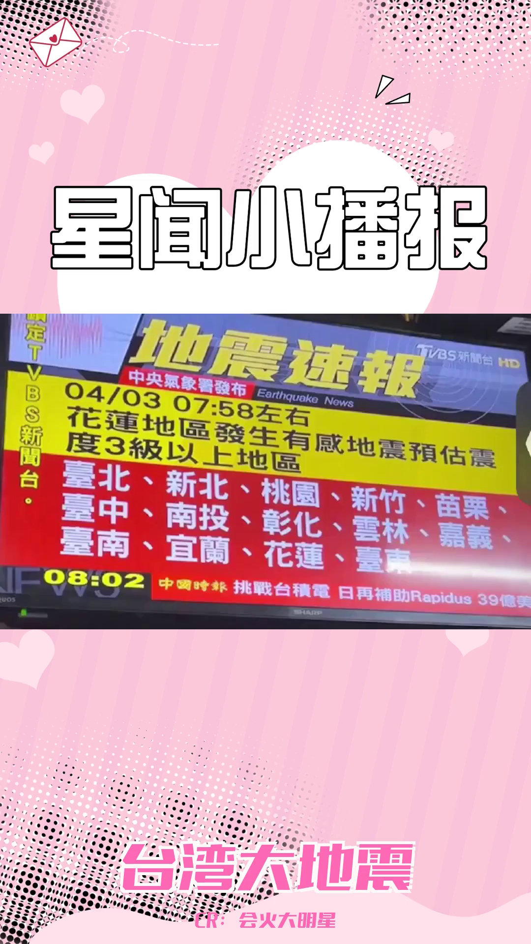 九二一地震25年后台湾再次遭遇七点三级地震:多处房屋倒塌、山崩、桥梁晃动!哔哩哔哩bilibili