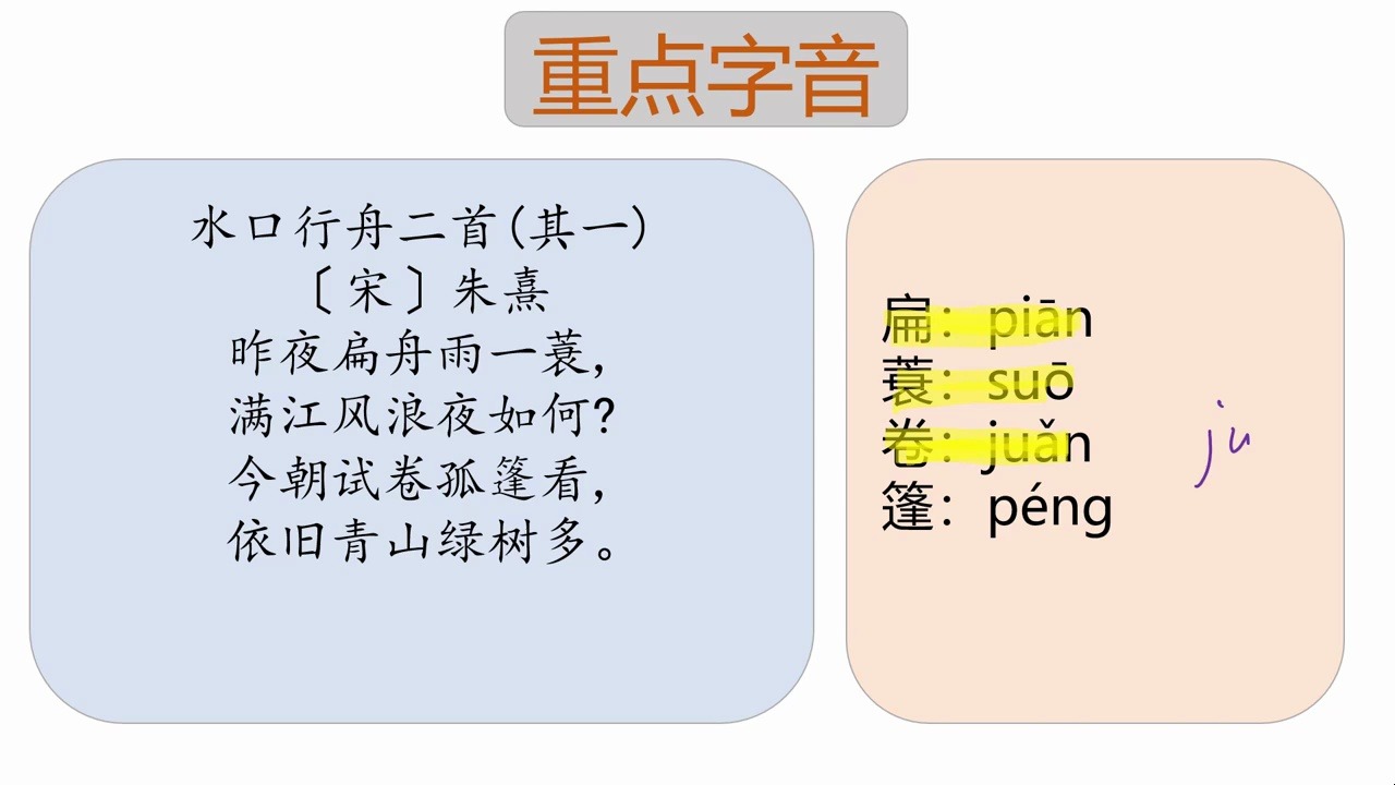 38.水口行舟二首(其一)哔哩哔哩bilibili