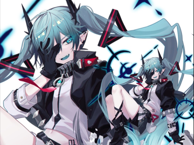 超帅的黑化初音未来哔哩哔哩bilibili